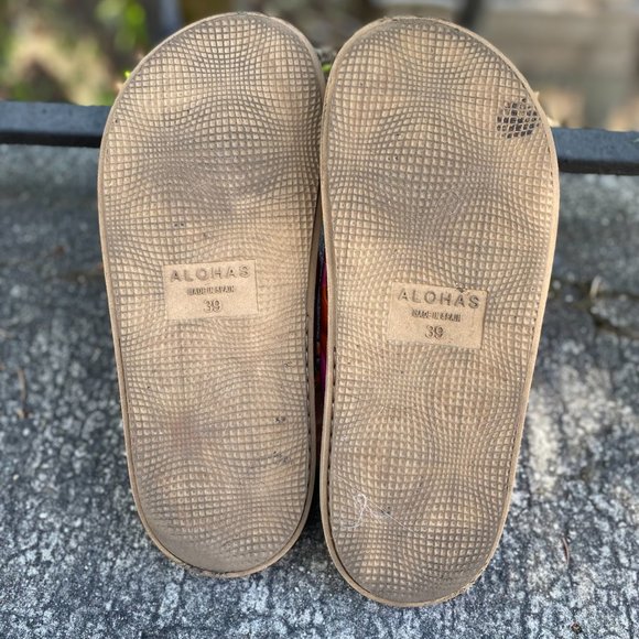 ALOHAS | Marshmallow Scacchi Sandals | Women's 39 - Picture 5 of 14